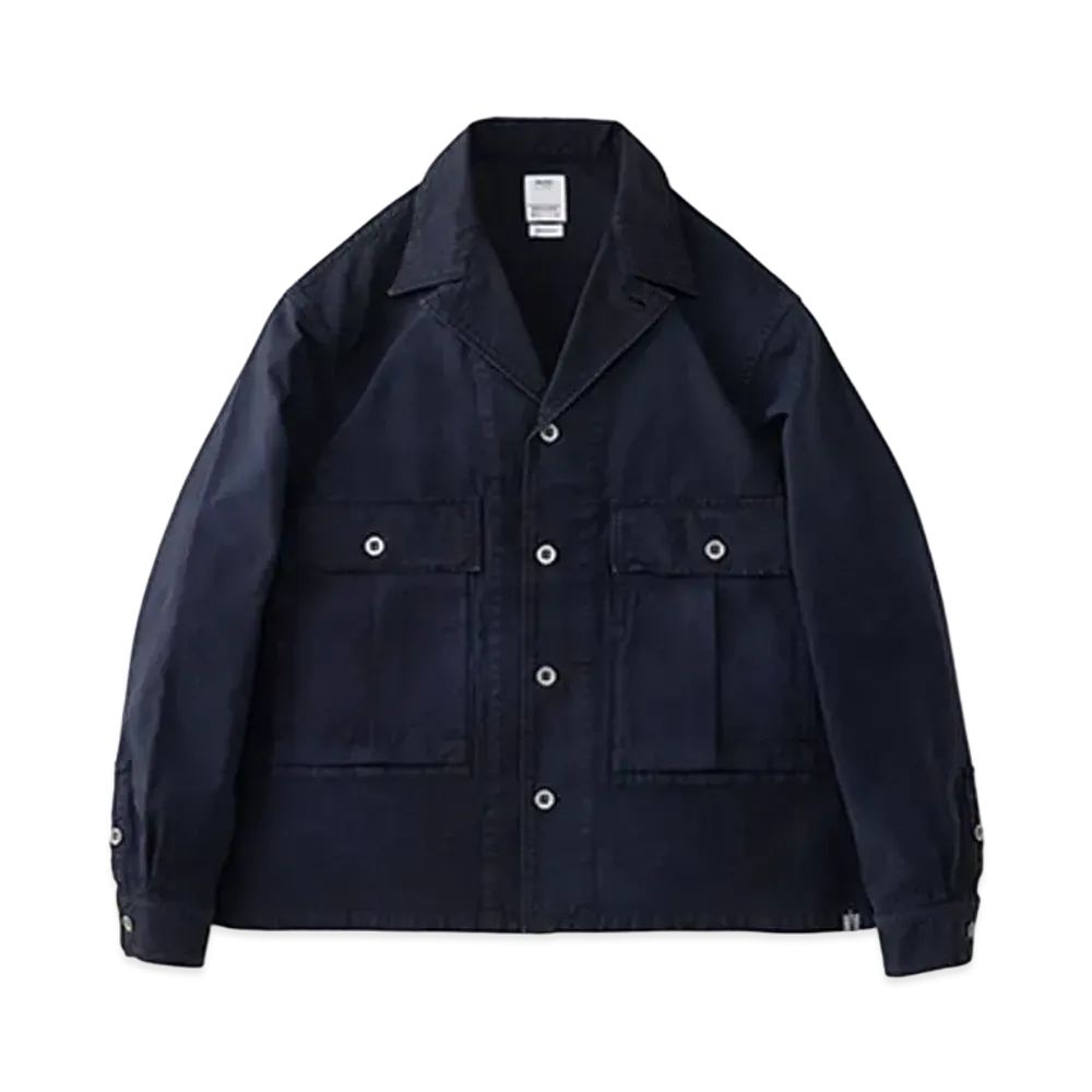 visvim DOMAIN L/S DMGD "Navy"