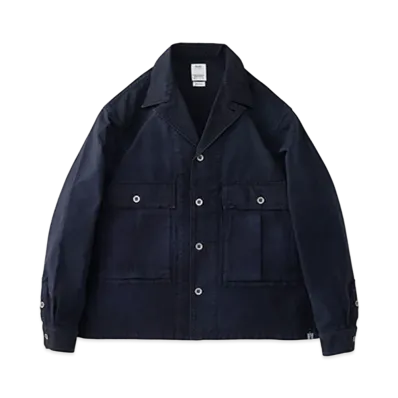 visvim DOMAIN L/S DMGD "Navy"