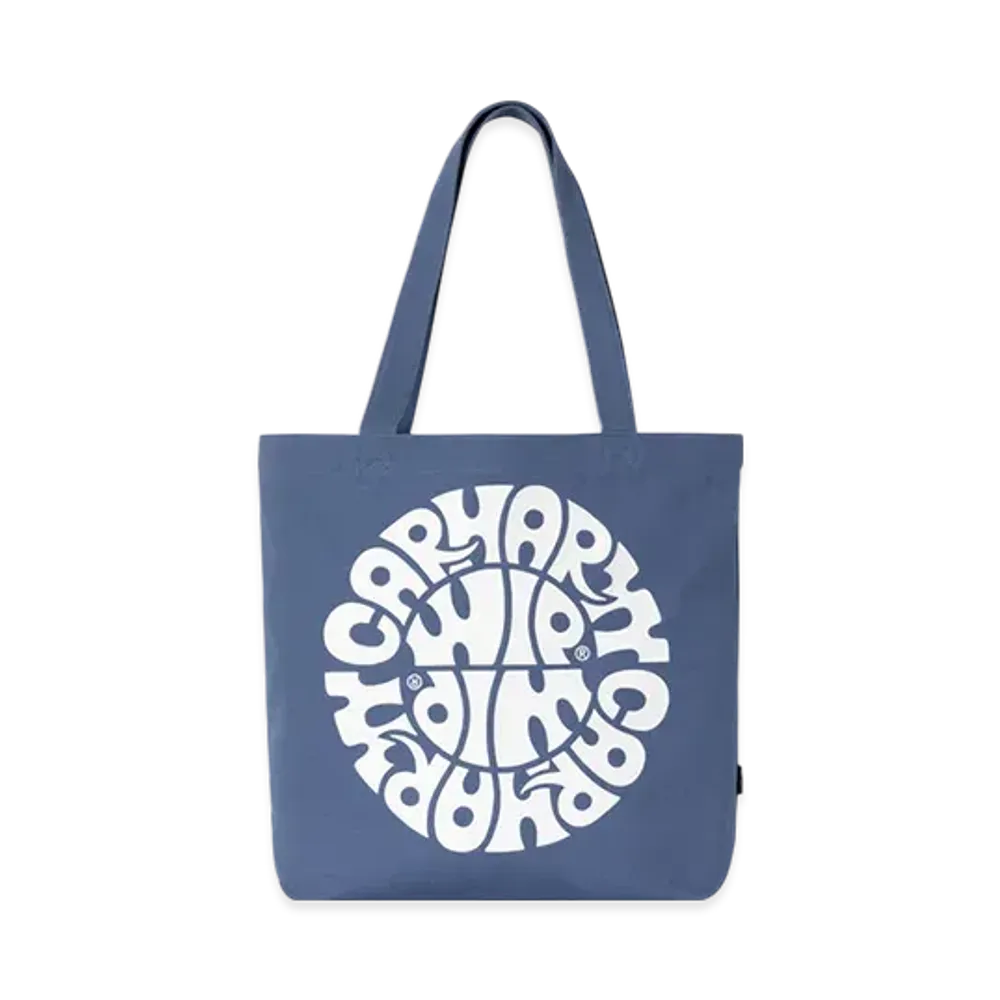 Carhartt WIP Canvas Graphic Tote "Azzy Print Blue Iris"
