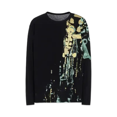 Ground Y x CYBORG009 60th Cyborg 009 Watercolor Long Sleeve T-Shirt "Black"