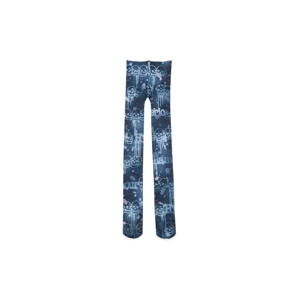 HYSTERIC GLAMOUR Women's Melted Skulls Leggings "Black"