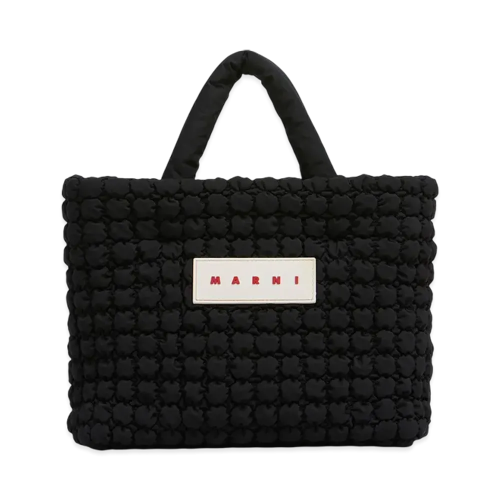 MARNI Nylon Puff Small Tote Bag "Black"