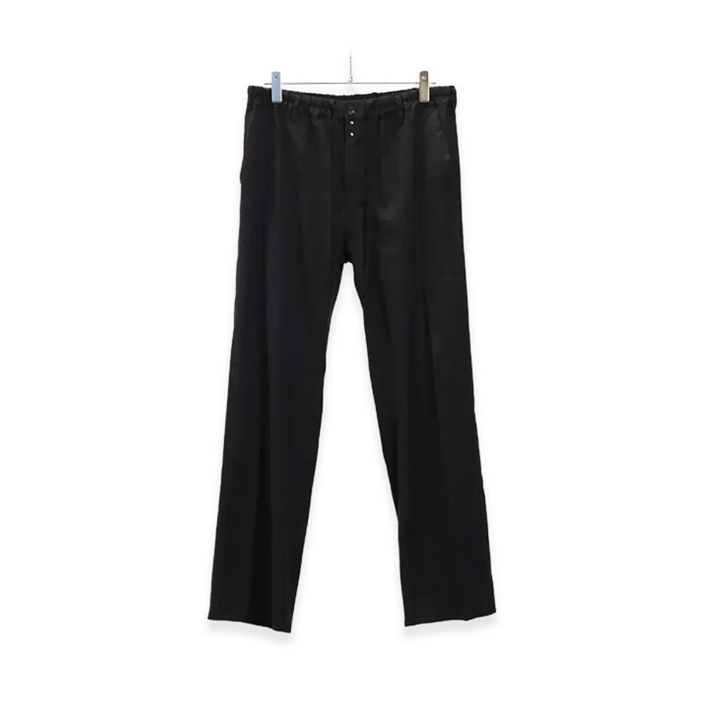 ANCELLM L/R Shoe Cut Slacks "Navy"