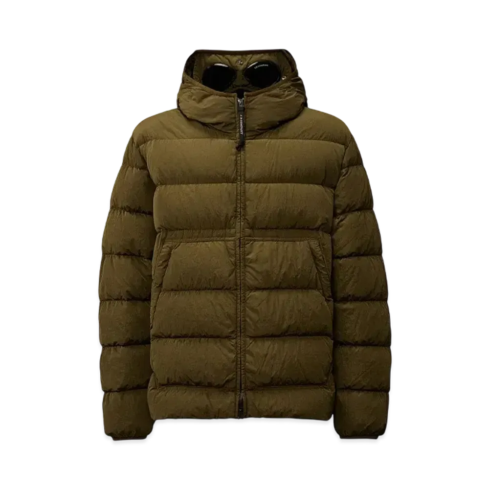 C.P Company Chrome-R Goggle Down Jacket "Ivy Green"
