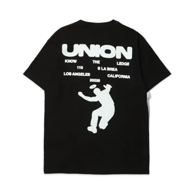 UNION Typeset Tee "True Black"