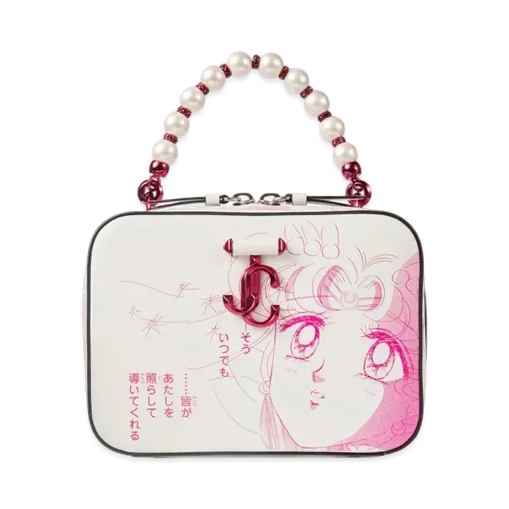 Jimmy Choo x Pretty Guardian Sailor Moon Super Sailor Moon Avenue Vanity Bag (Not Includes Packs of Collector Cards)