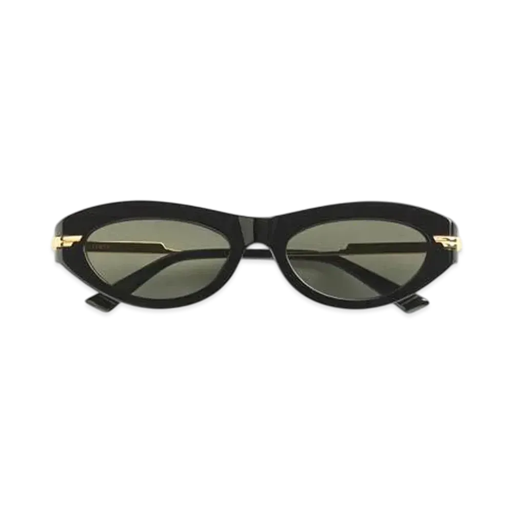 Bottega Veneta Classic Cat Eye Sunglasses "Black/Grey"