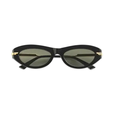 Bottega Veneta Classic Cat Eye Sunglasses "Black/Grey"