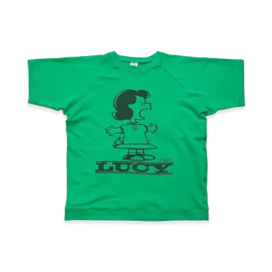 SAPEur x PEANUTS Lucy S/S Sweat "Green"