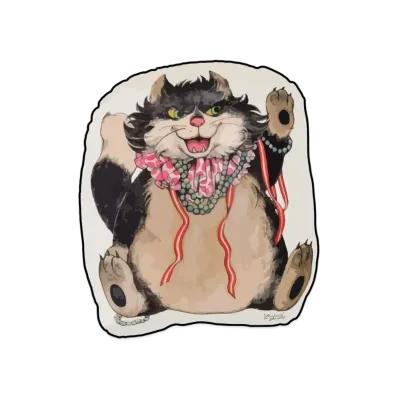 Disney x Yuko Higuchi Lucifer Cushion "White"