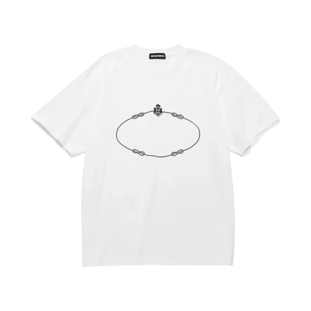GOD SELECTION XXX Oval Rope Logo Tee GX-S26-ST-11 "White"