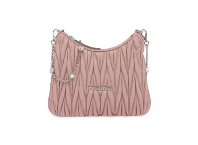 MIU MIU Materassenapa Leather Shoulder Bag "Opal"