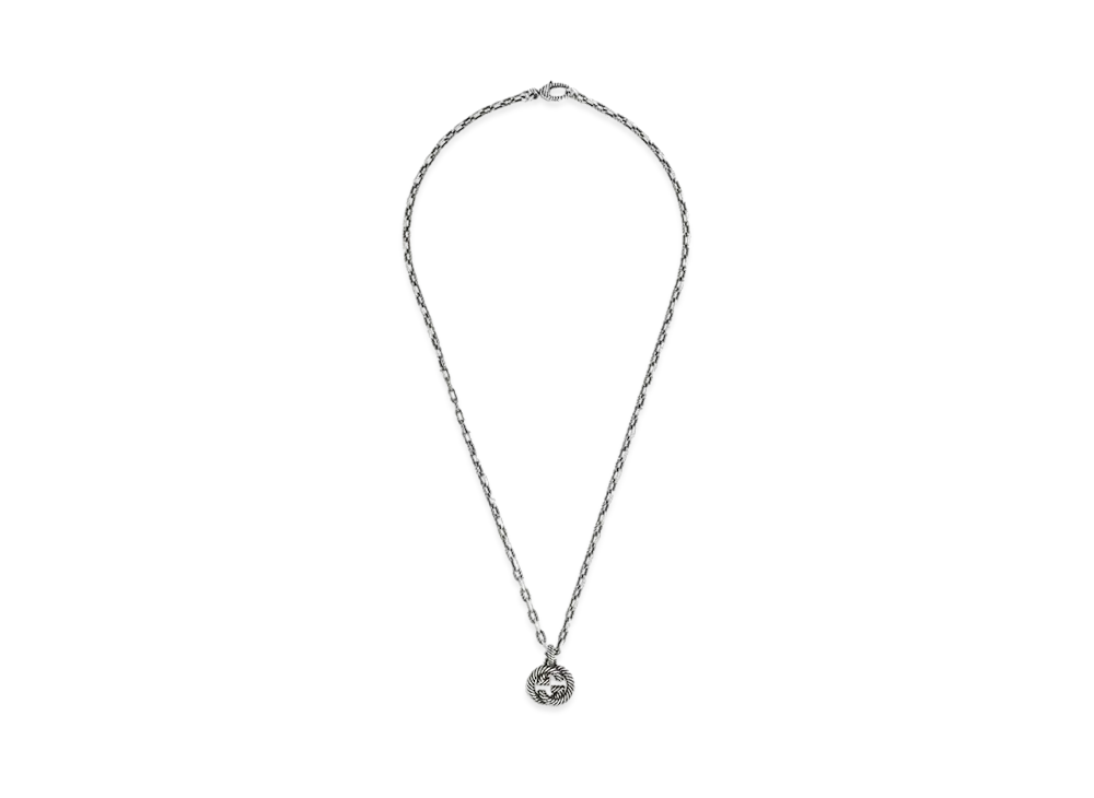 グッチ インターロッキングG シルバー ネックレス 604155 J8400 0811