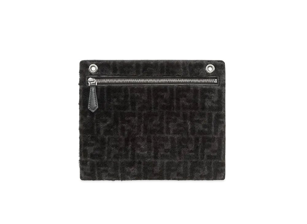 FENDI Peak Boo Pocket Shearing Pocket "Black"