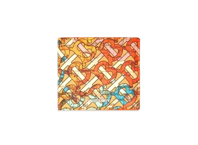 Burberry Monogram Map Print International Befold Wallet "Multicolor"