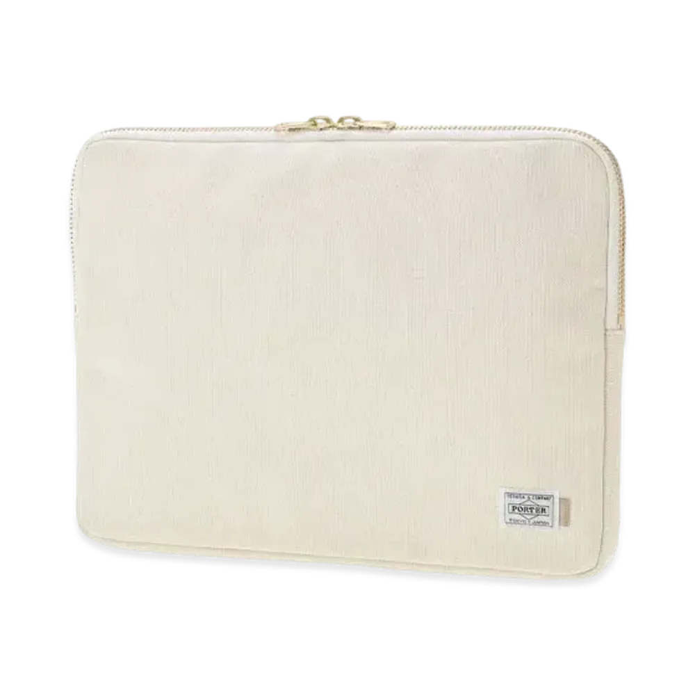 PORTER x JJJJound Laptop Case "White"