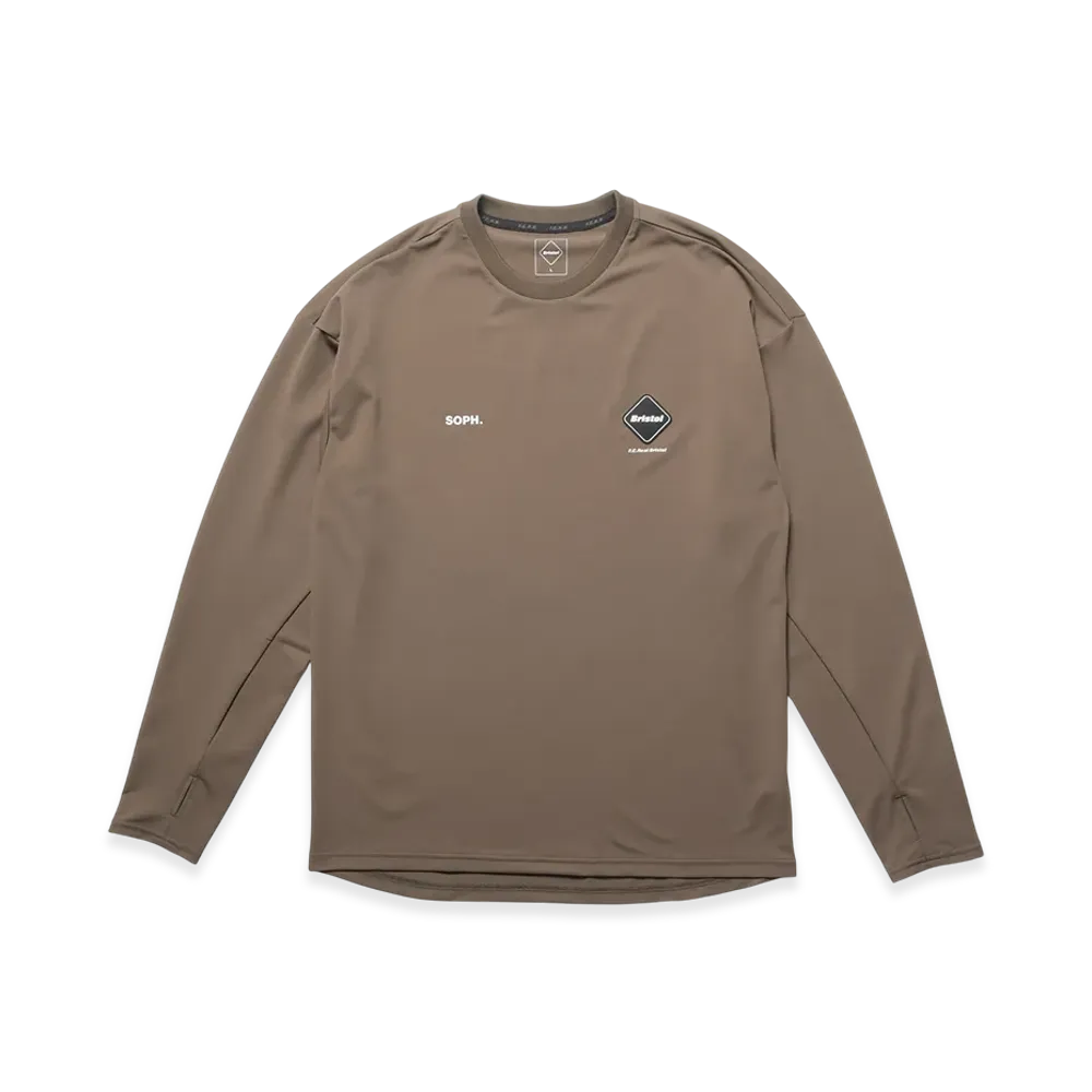 F.C.Real Bristol L/S Athletic Top "Mocha"