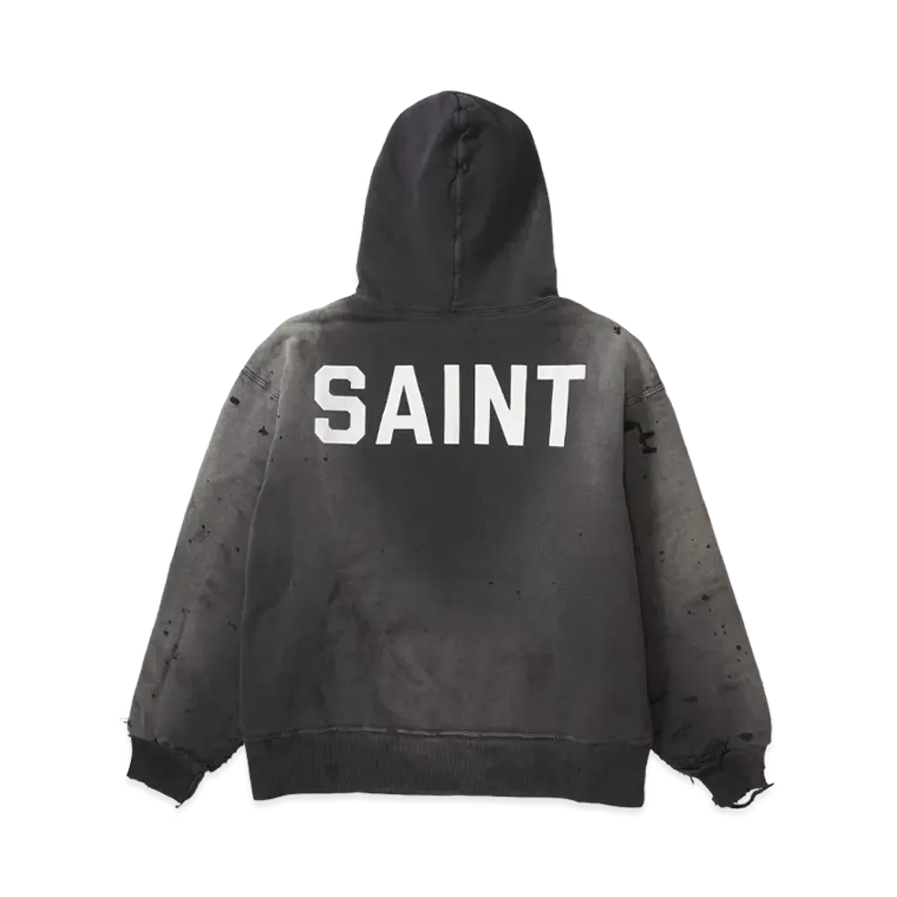 SAINT Mxxxxxx x BerBerJin BB DBL Face Hoodie "Black"