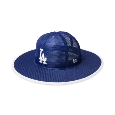 NEW ERA Fitted Long Brim Hat Mesh Los Angeles Dodgers "Dark Royal"