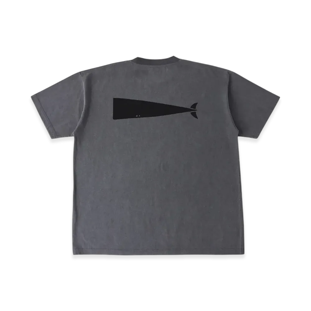 Ron Herman x DESCENDANT Cachalot Pigment Dye Tee "Black"