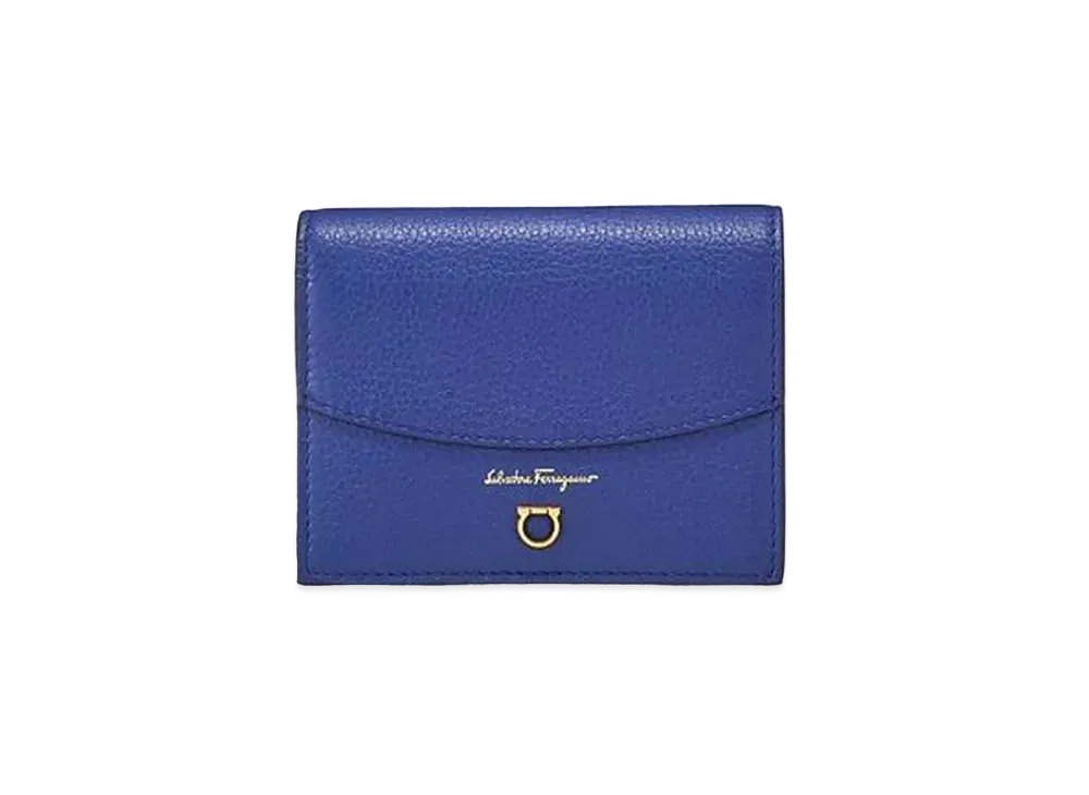 Salvatore Ferragamo Gancini Coin Purse "Pacific Ocean Blue"