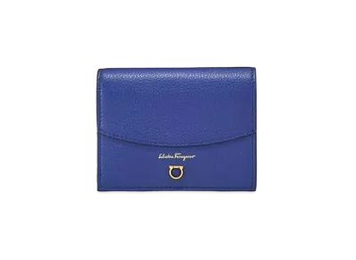 Salvatore Ferragamo Gancini Coin Purse "Pacific Ocean Blue"
