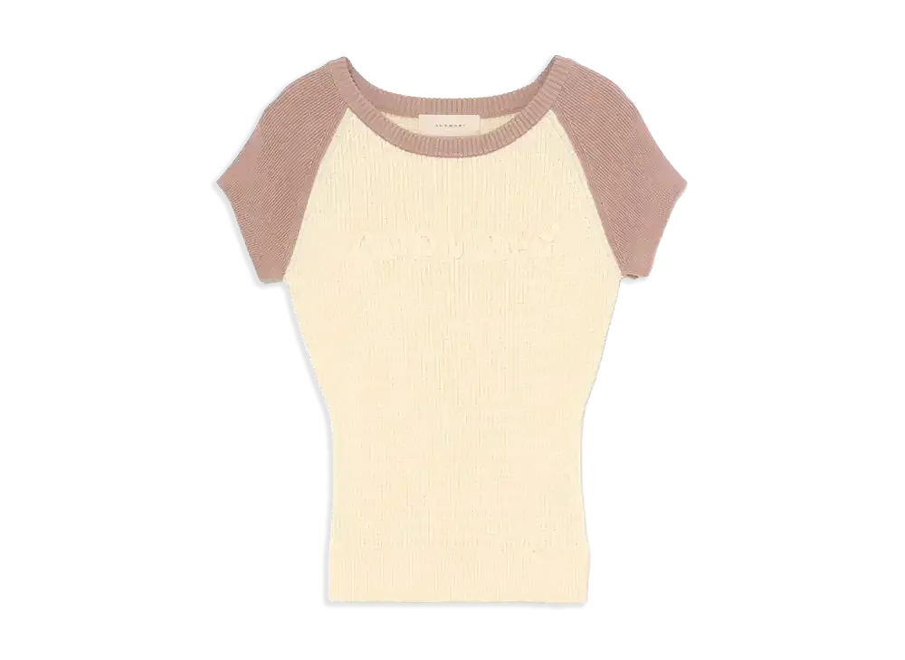 ANDMARY Women's Raglan Logo Tops "Pink"