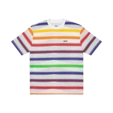 PALACE WAVEY STRIPE T-SHIRT "White"