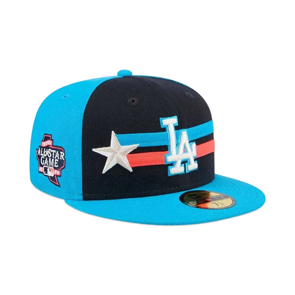 NEW ERA 59Fifty On-Field 2024 MLB All-star Game Los Angeles Dodgers "Coral Blue"