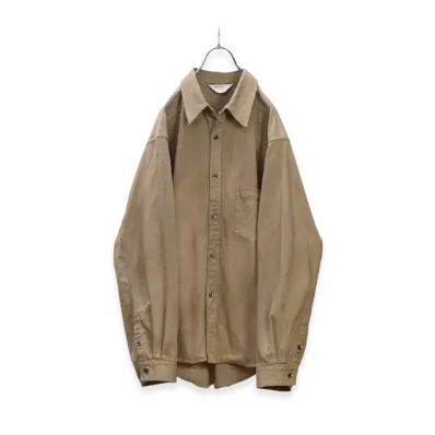 ANCELLM Denim Dress Shirt "Sand"