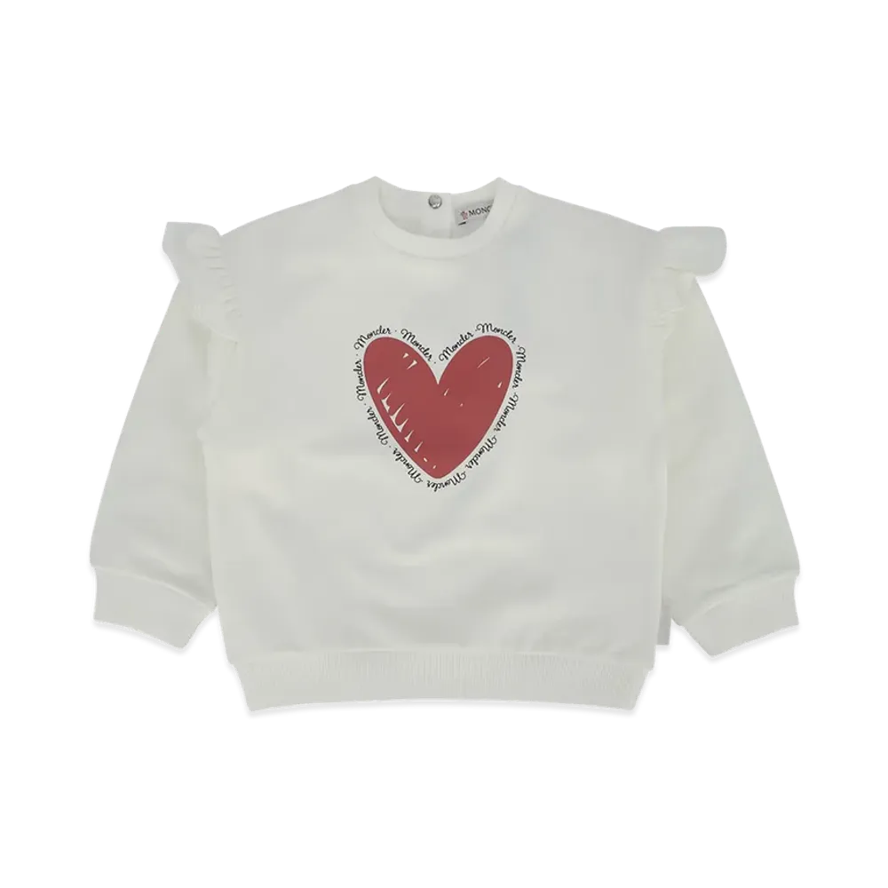 MONCLER Kids Sweatshirt "White"