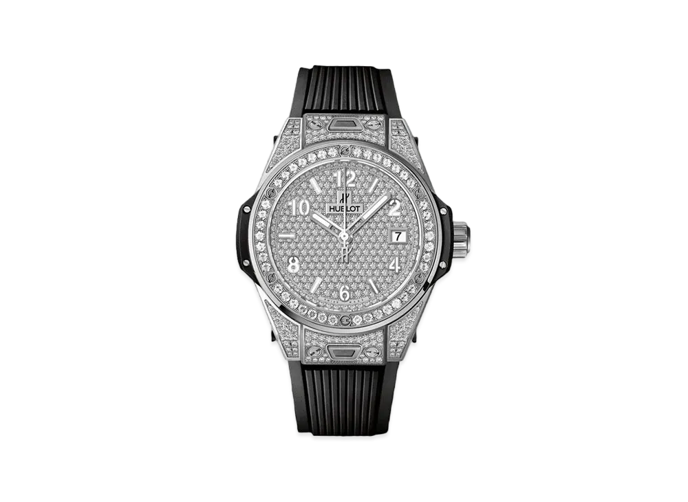 HUBLOT Big Bang One Click Steel Full Pave 39mm