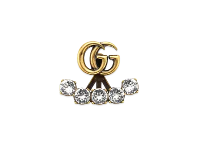 GUCCI Pearl Double G Earrings