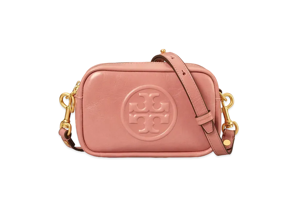 Tory Burch Perry Bombe Glazed Mini Bag "Pink"