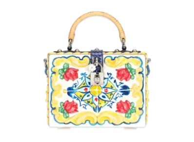 Dolce&Gabbana Dolce Box Bag Wood Hand Paint Mayorika "Multicolor"