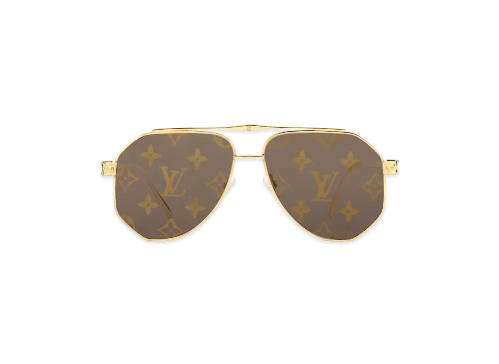Louis Vuitton LV Flash Sunglasses Gold