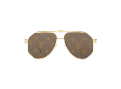Louis Vuitton LV Flash Sunglasses Gold