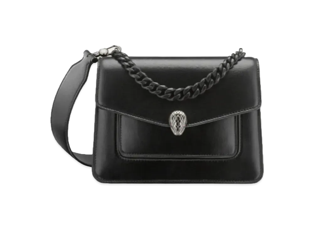 BVLGARI Serpenti Forever Crossbody Bag "Black"