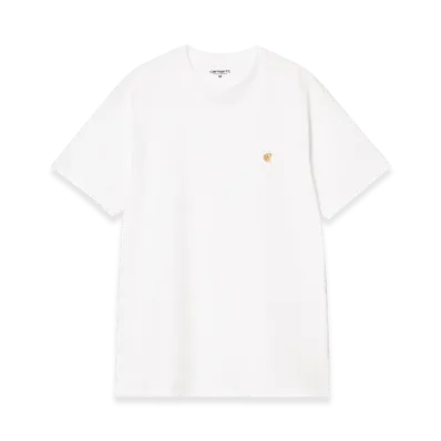Carhartt WIP S/S Chase T-Shirt "White/Gold"