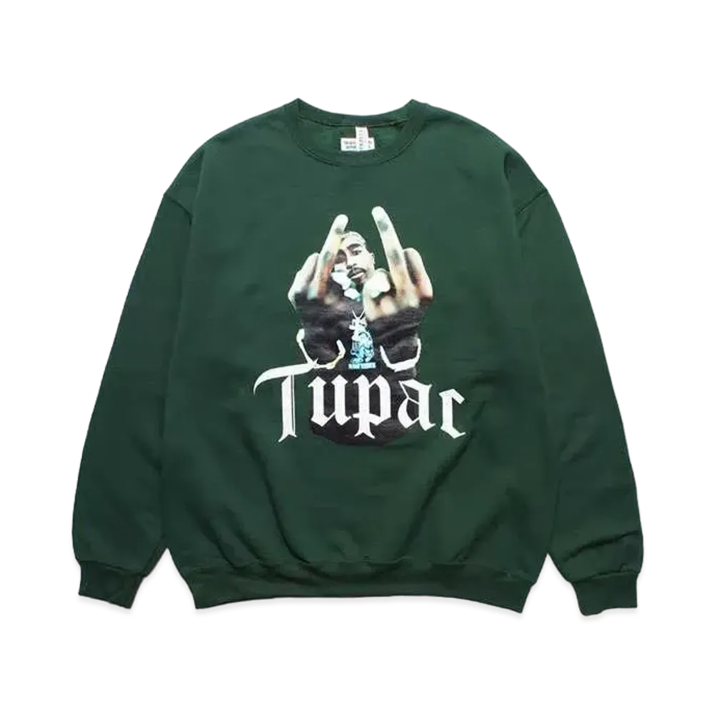 WACKO MARIA 2PAC / Sweat Shirt "Green"