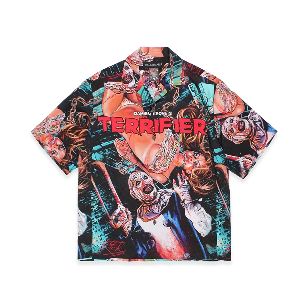 WACKO MARIA x Terrifier Hawaiian Shirt "Black"