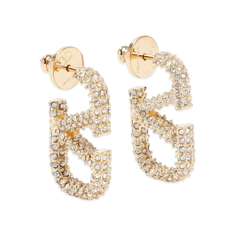 Valentino Garavani Women's Vlogo Earrings "Gold"