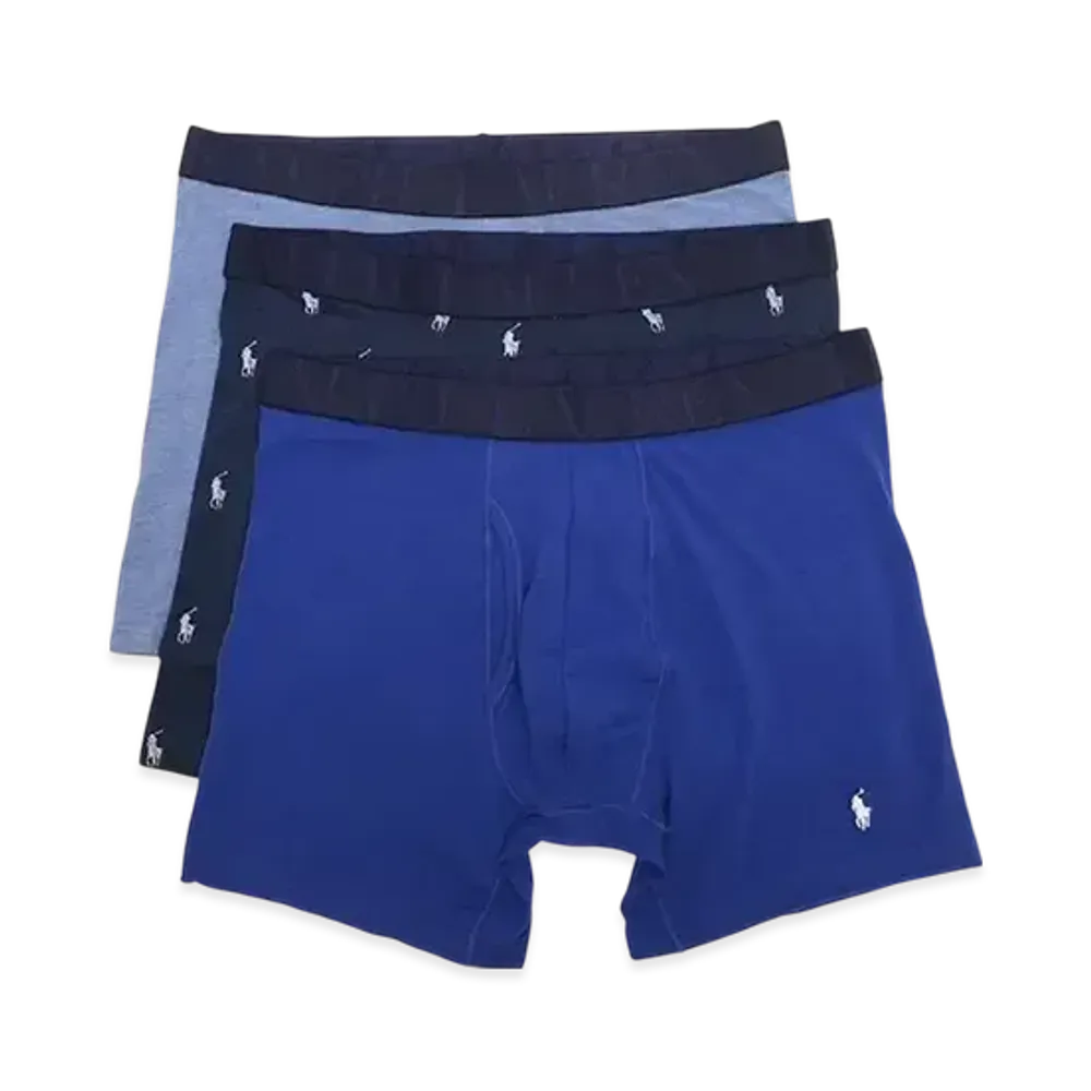 Polo Ralph Lauren Stretch Classic Fit Boxer Pants 3 Pack "Royal/Blue/Gray"