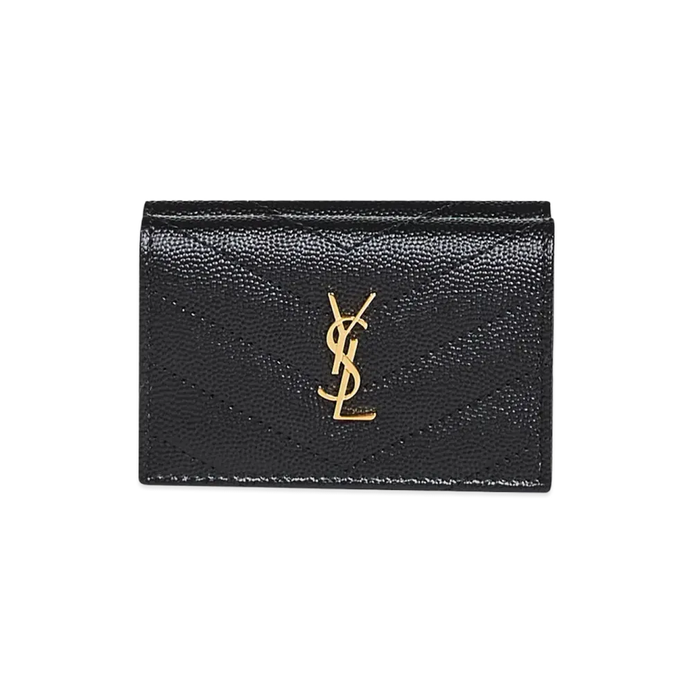 Saint Laurent Women's 'Monogram' Wallet "Black"
