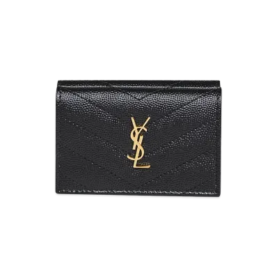 Saint Laurent Women's 'Monogram' Wallet "Black"