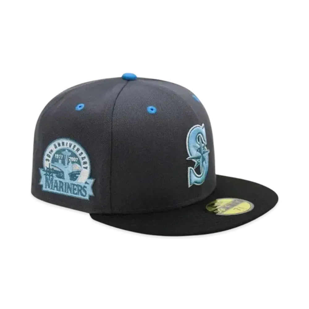 NEW ERA x THE CAP 'Rock Glacier' 59Fifty Seattle Mariners "Graphite/Black"