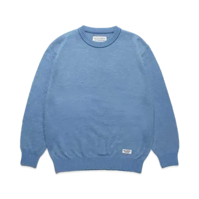 WACKO MARIA Mohair Knit Sweater "Blue"