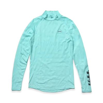 F.C.Real Bristol Freeze Tech Mockneck L/S Top "Turquoise"