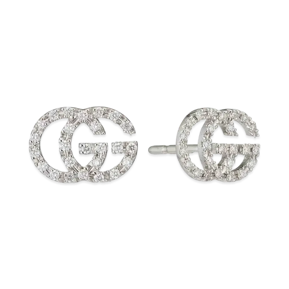 GUCCI GG TISSUE Rivet Earrings
