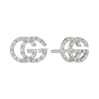 GUCCI GG TISSUE Rivet Earrings